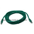 CAT6A Snagless неэкранированный сетевой патч-кабель UTP 10 Gigabit Green